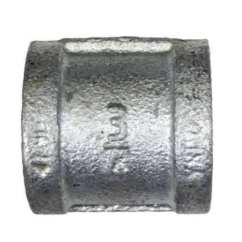 BCPL34G 3/4" Banded Coupling, Malleable 150#, Galvanized